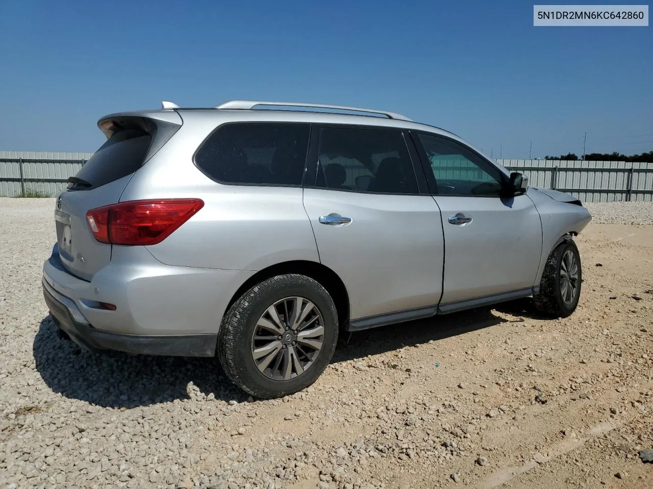 2019 Nissan Pathfinder S VIN: 5N1DR2MN6KC642860 Lot: 79214674