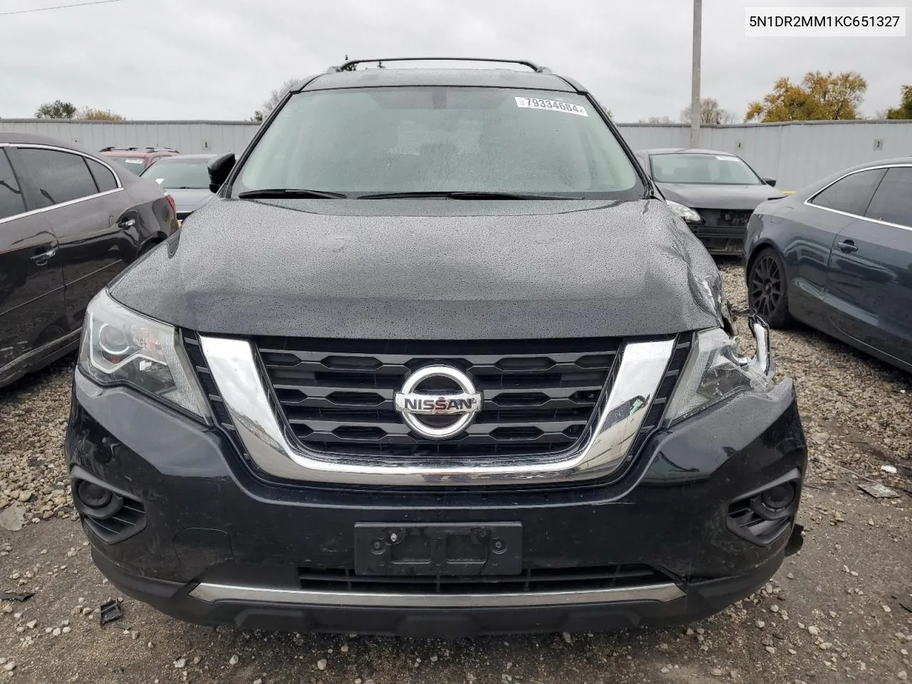 2019 Nissan Pathfinder S VIN: 5N1DR2MM1KC651327 Lot: 79334684