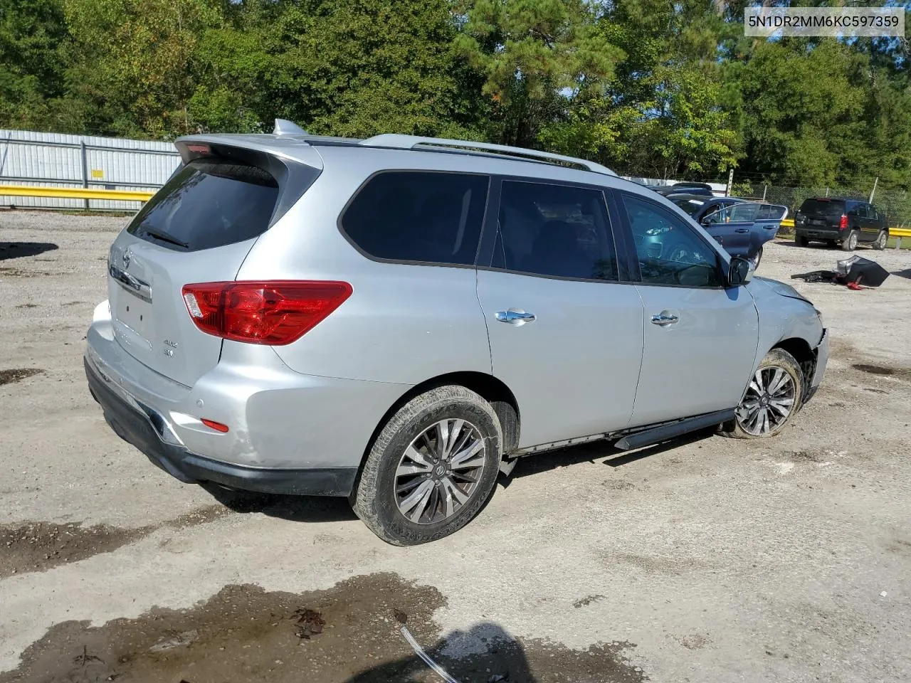 2019 Nissan Pathfinder S VIN: 5N1DR2MM6KC597359 Lot: 79404404