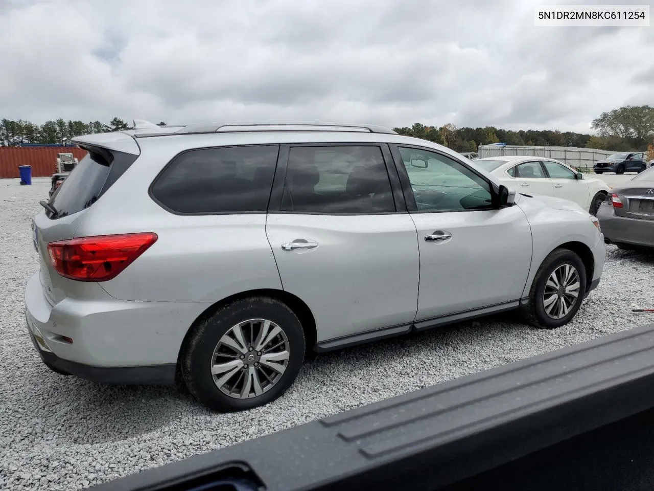 2019 Nissan Pathfinder S VIN: 5N1DR2MN8KC611254 Lot: 79567024