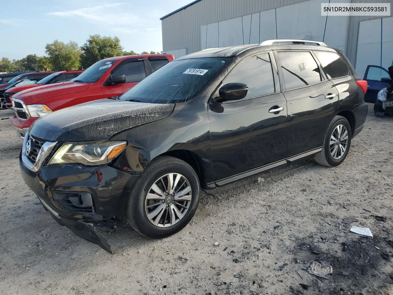 2019 Nissan Pathfinder S VIN: 5N1DR2MN8KC593581 Lot: 79781914