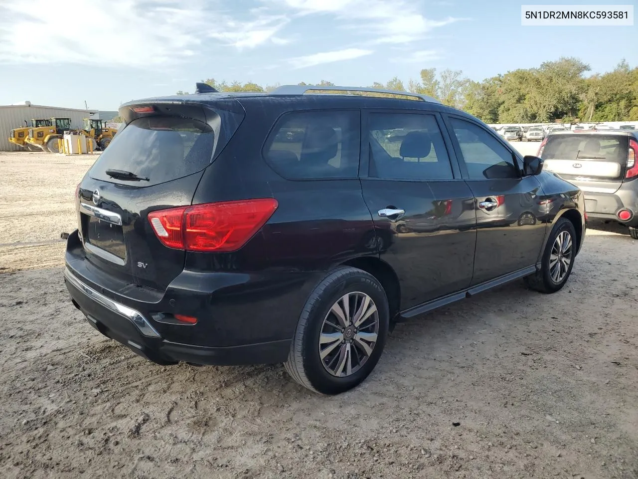 2019 Nissan Pathfinder S VIN: 5N1DR2MN8KC593581 Lot: 79781914