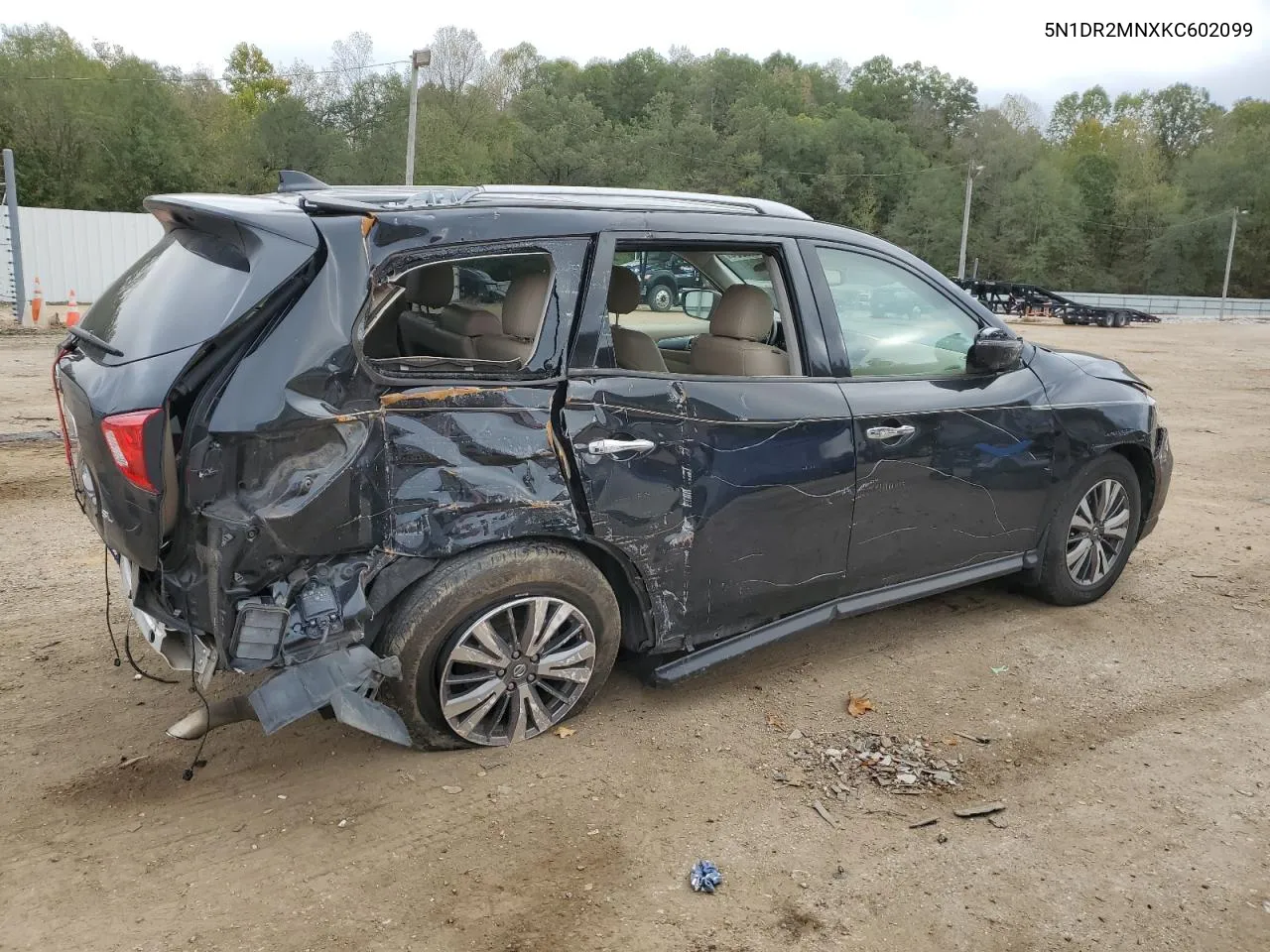 2019 Nissan Pathfinder S VIN: 5N1DR2MNXKC602099 Lot: 79945224