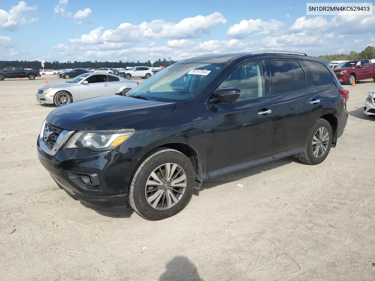 2019 Nissan Pathfinder S VIN: 5N1DR2MN4KC629413 Lot: 80157004