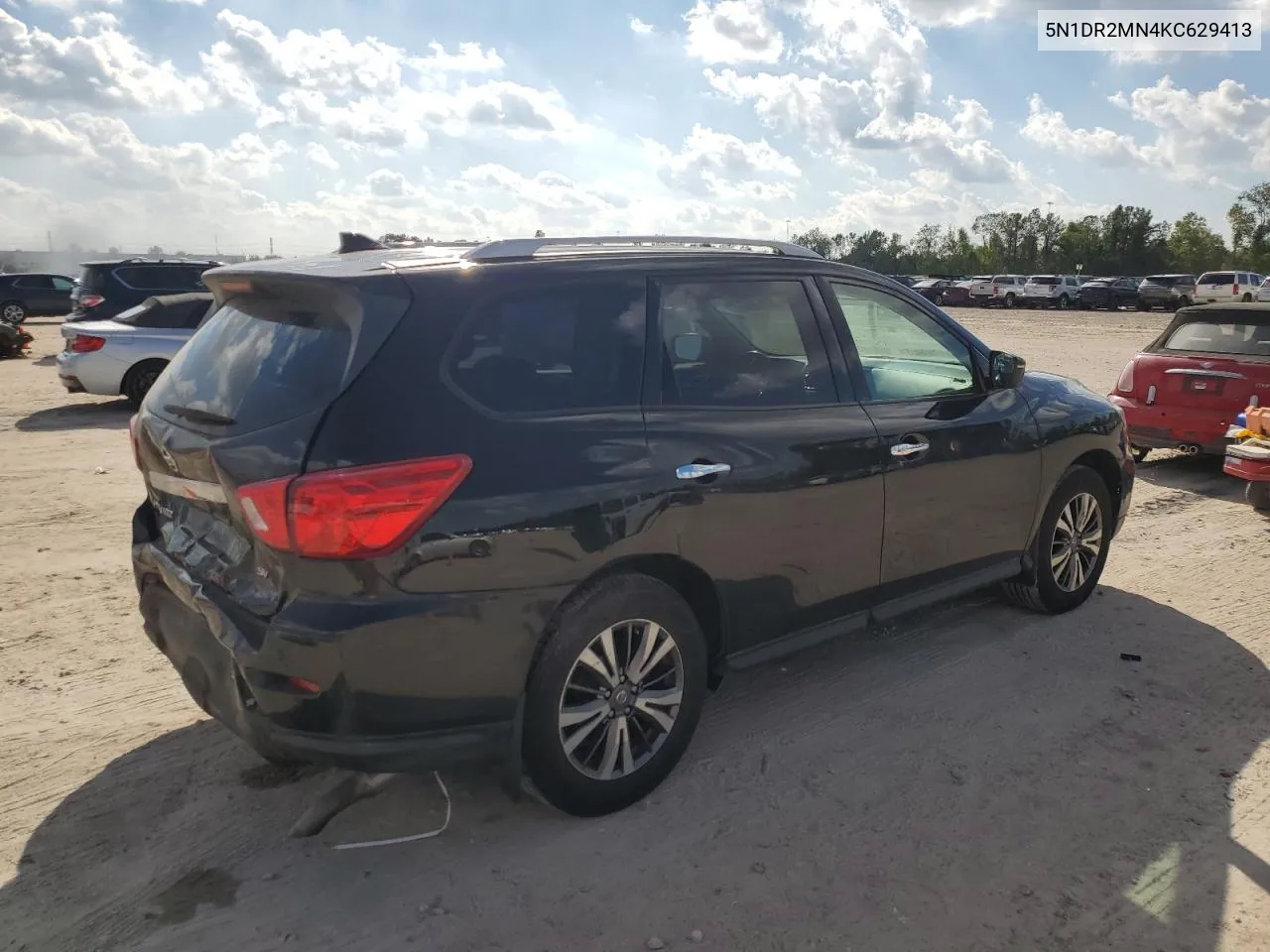 2019 Nissan Pathfinder S VIN: 5N1DR2MN4KC629413 Lot: 80157004