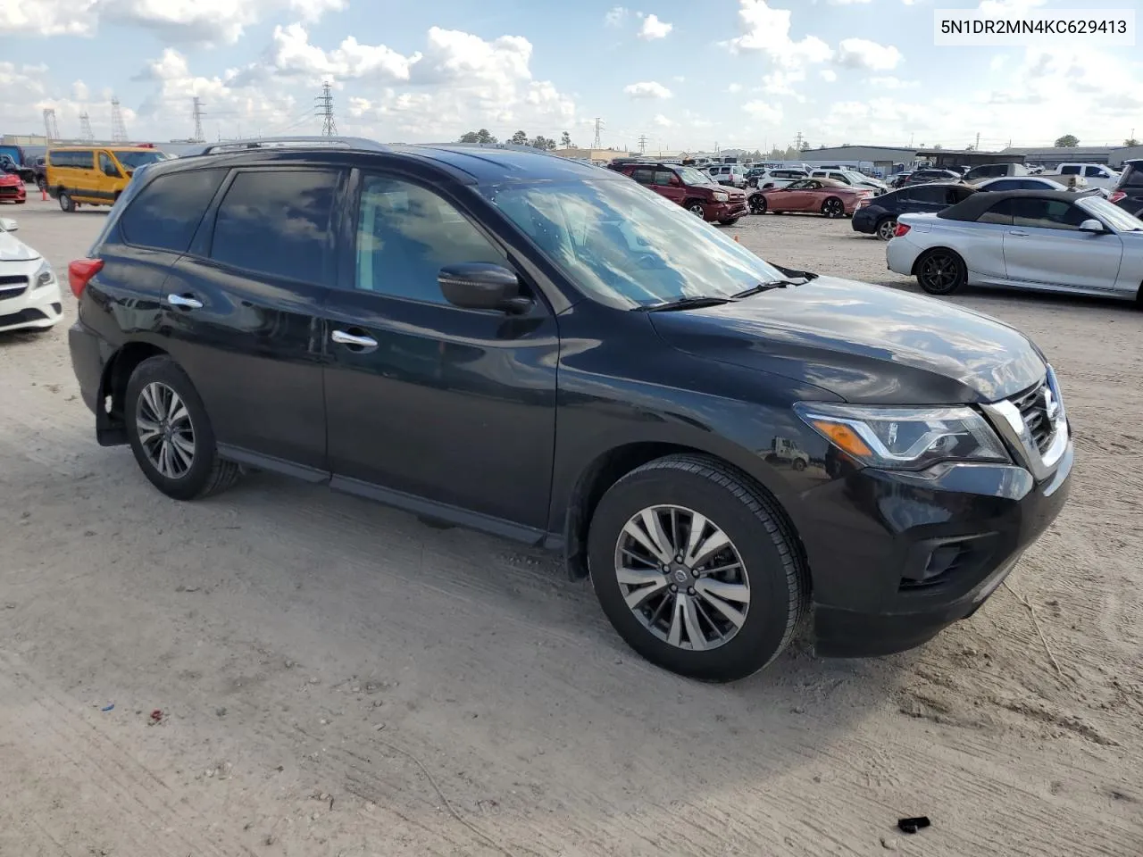 2019 Nissan Pathfinder S VIN: 5N1DR2MN4KC629413 Lot: 80157004