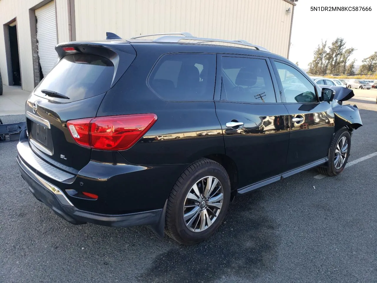 2019 Nissan Pathfinder S VIN: 5N1DR2MN8KC587666 Lot: 80711054