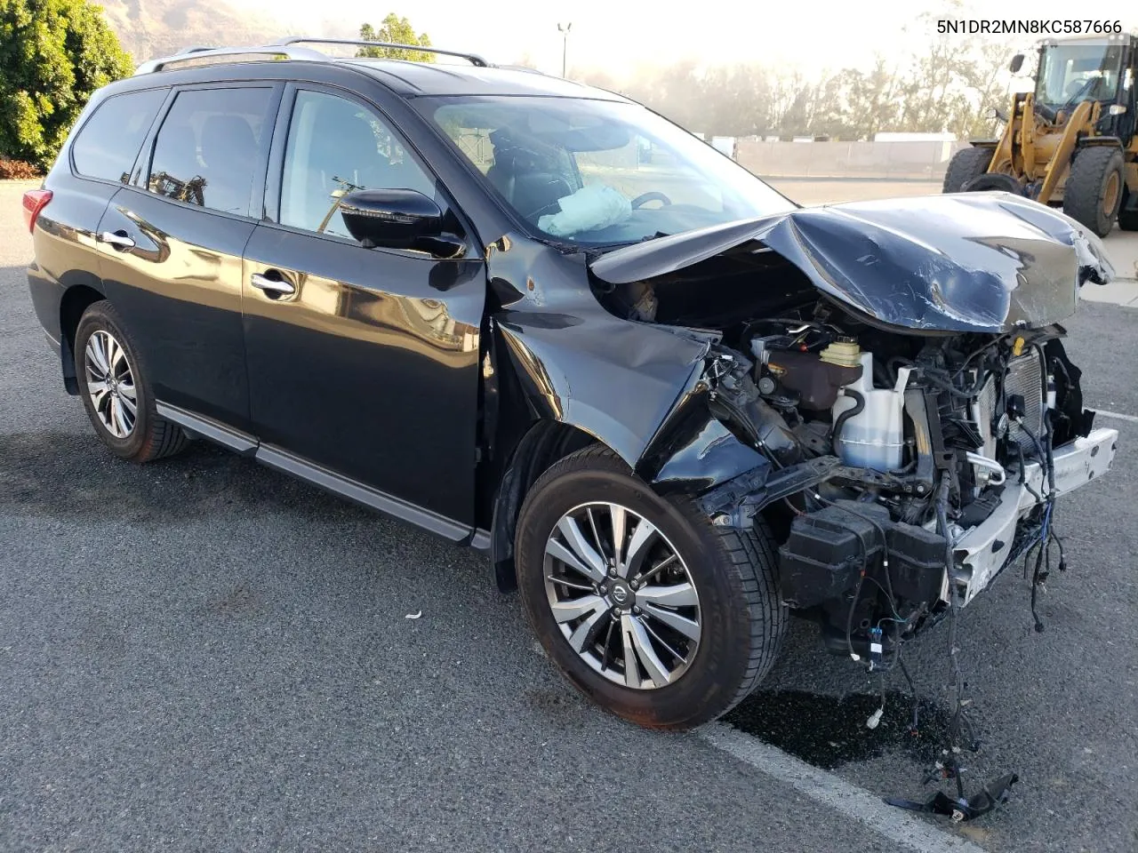 2019 Nissan Pathfinder S VIN: 5N1DR2MN8KC587666 Lot: 80711054