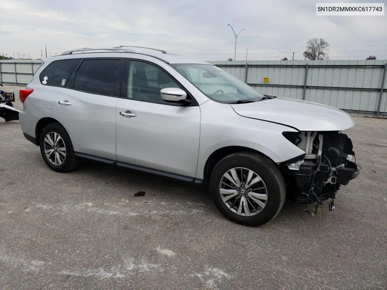 2019 Nissan Pathfinder S VIN: 5N1DR2MMXKC617743 Lot: 81175424