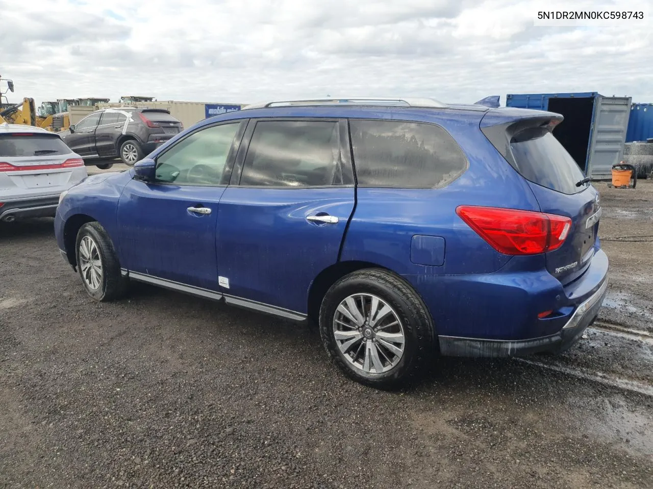 2019 Nissan Pathfinder S VIN: 5N1DR2MN0KC598743 Lot: 81431244