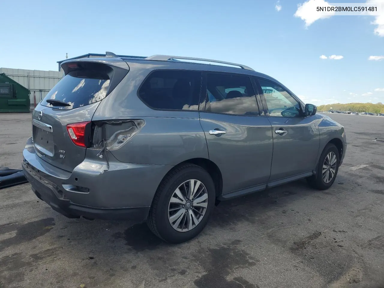 2020 Nissan Pathfinder Sv VIN: 5N1DR2BM0LC591481 Lot: 50263404