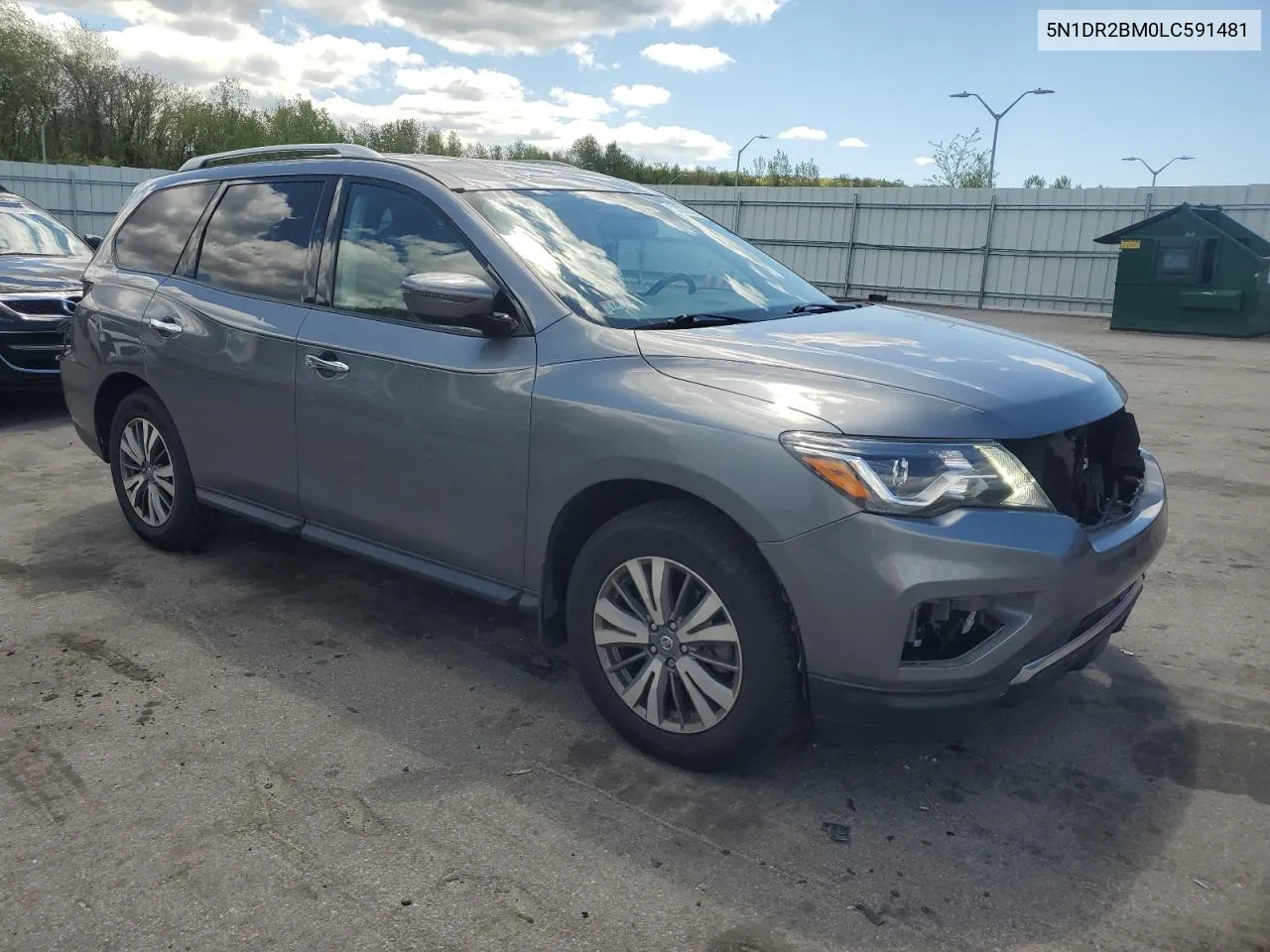 2020 Nissan Pathfinder Sv VIN: 5N1DR2BM0LC591481 Lot: 50263404