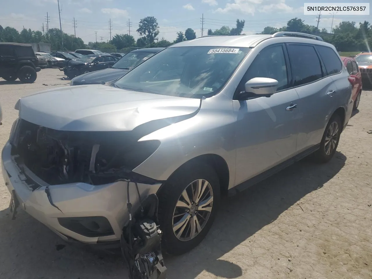 2020 Nissan Pathfinder Sl VIN: 5N1DR2CN2LC576357 Lot: 55415684