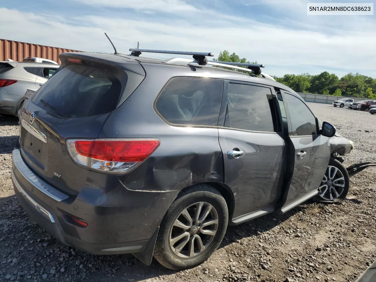 2013 Nissan Pathfinder S VIN: 5N1AR2MN8DC638623 Lot: 58533414