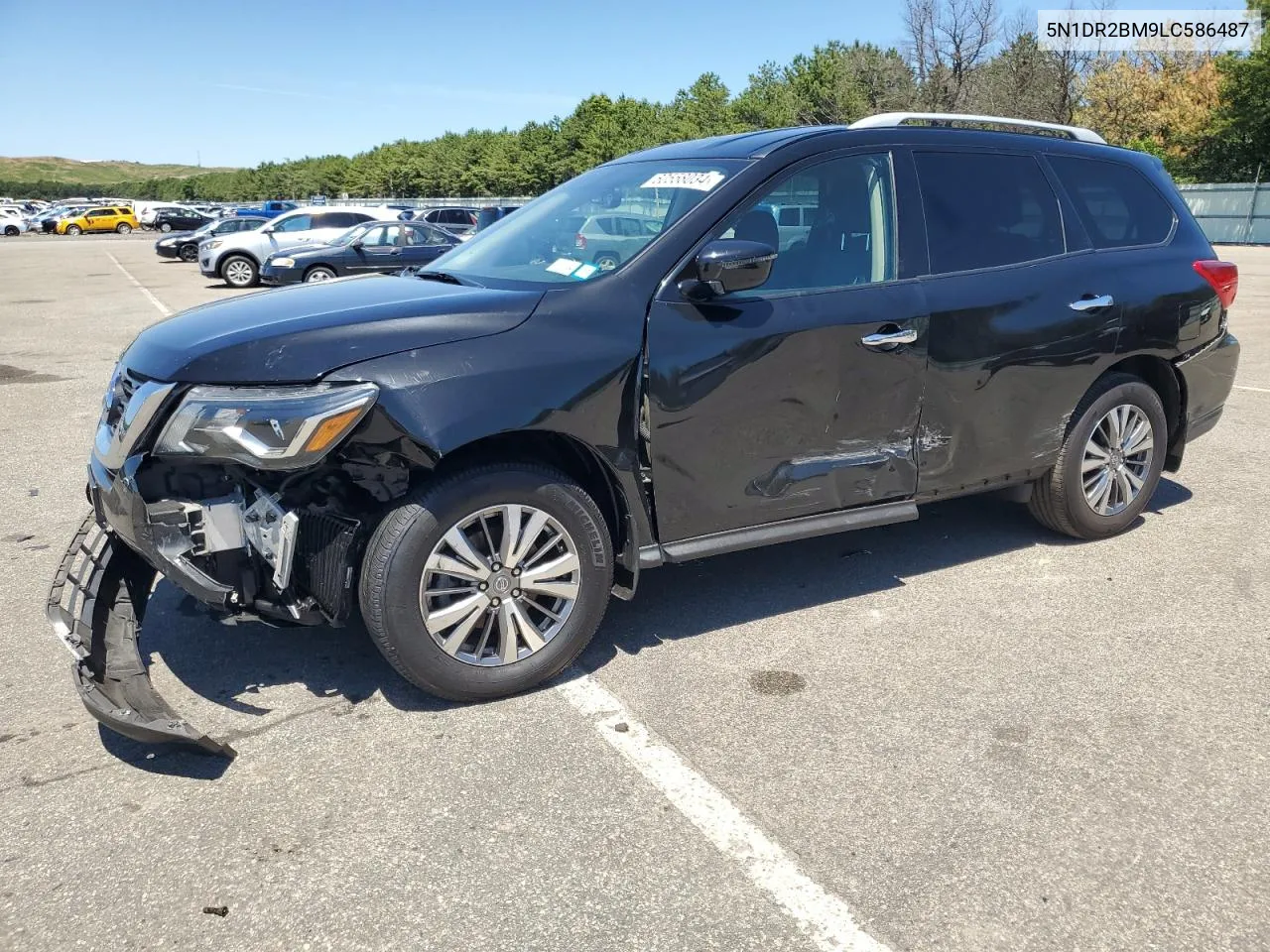 2020 Nissan Pathfinder Sv VIN: 5N1DR2BM9LC586487 Lot: 60558034