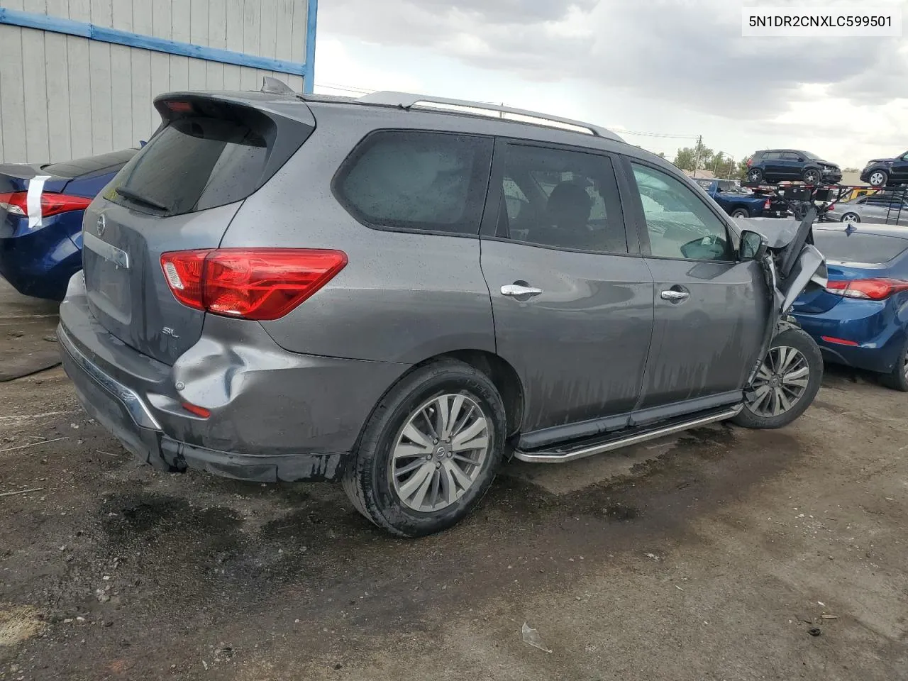 2020 Nissan Pathfinder Sl VIN: 5N1DR2CNXLC599501 Lot: 62129364