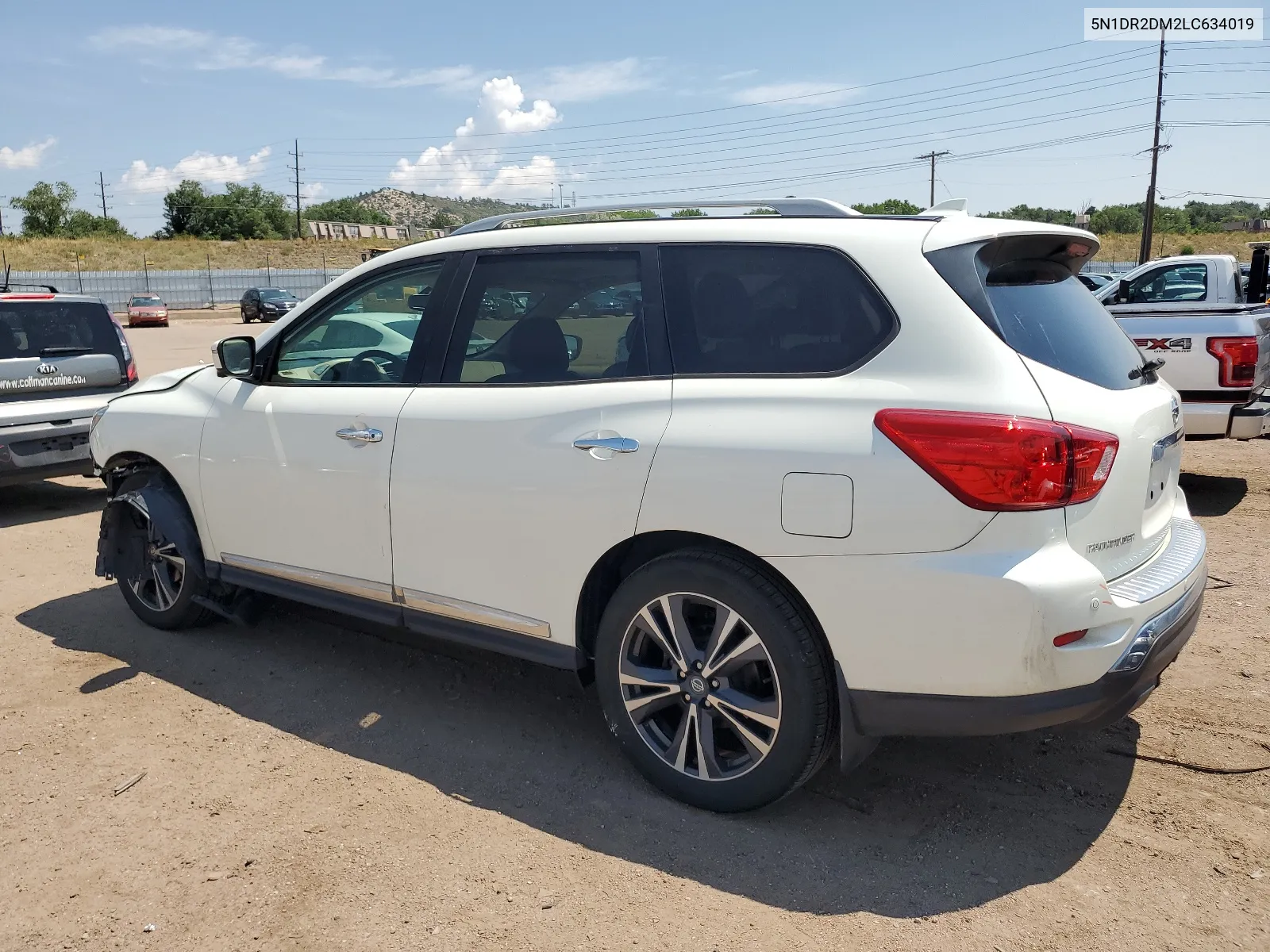 2020 Nissan Pathfinder Platinum VIN: 5N1DR2DM2LC634019 Lot: 62982634