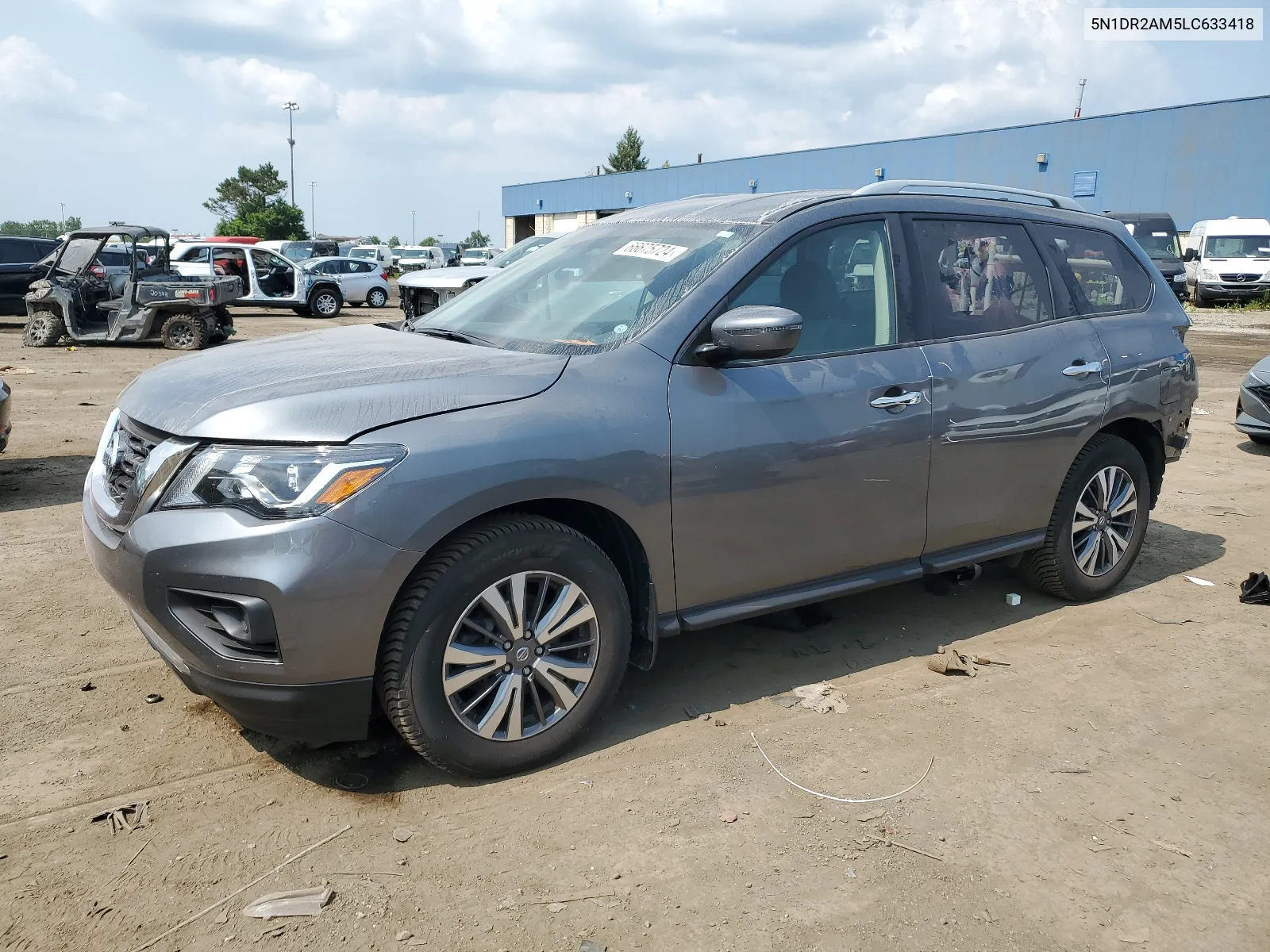 2020 Nissan Pathfinder S VIN: 5N1DR2AM5LC633418 Lot: 66675724