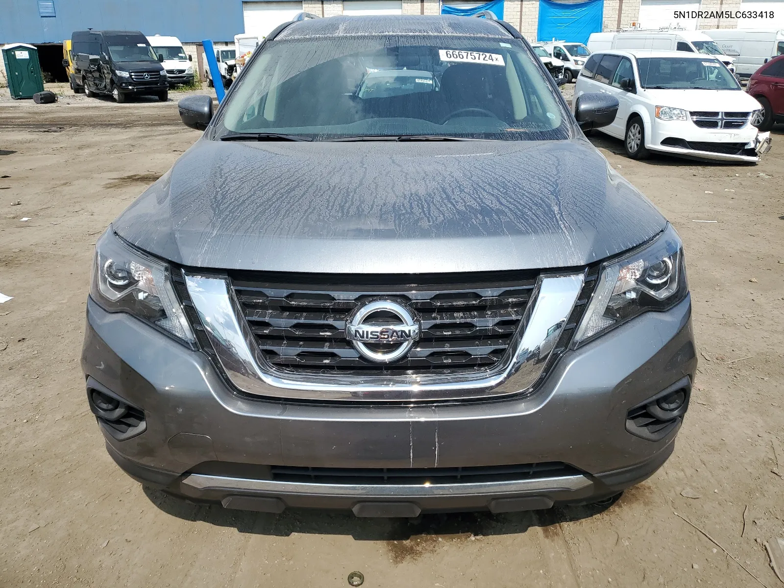 2020 Nissan Pathfinder S VIN: 5N1DR2AM5LC633418 Lot: 66675724