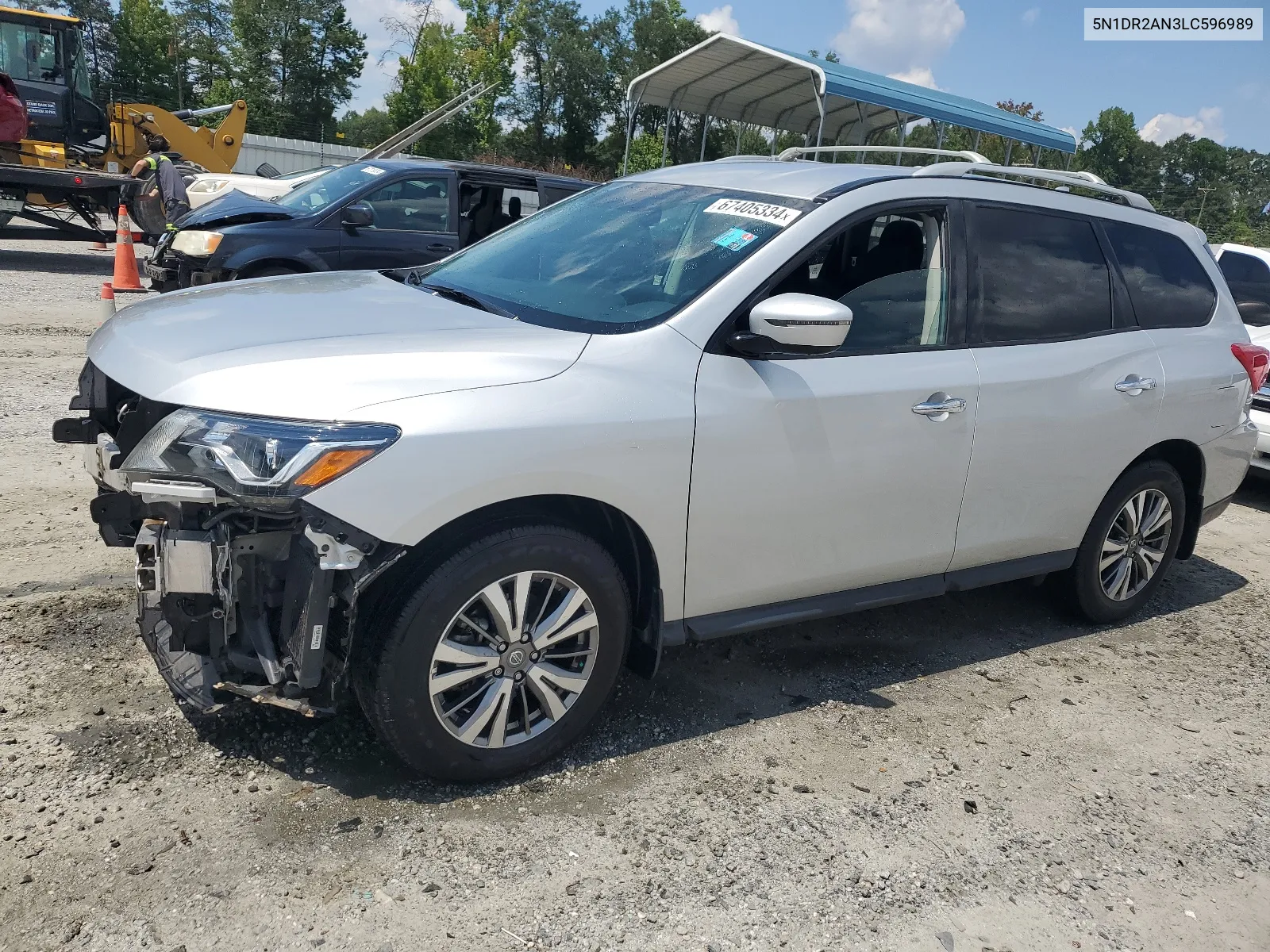 5N1DR2AN3LC596989 2020 Nissan Pathfinder S