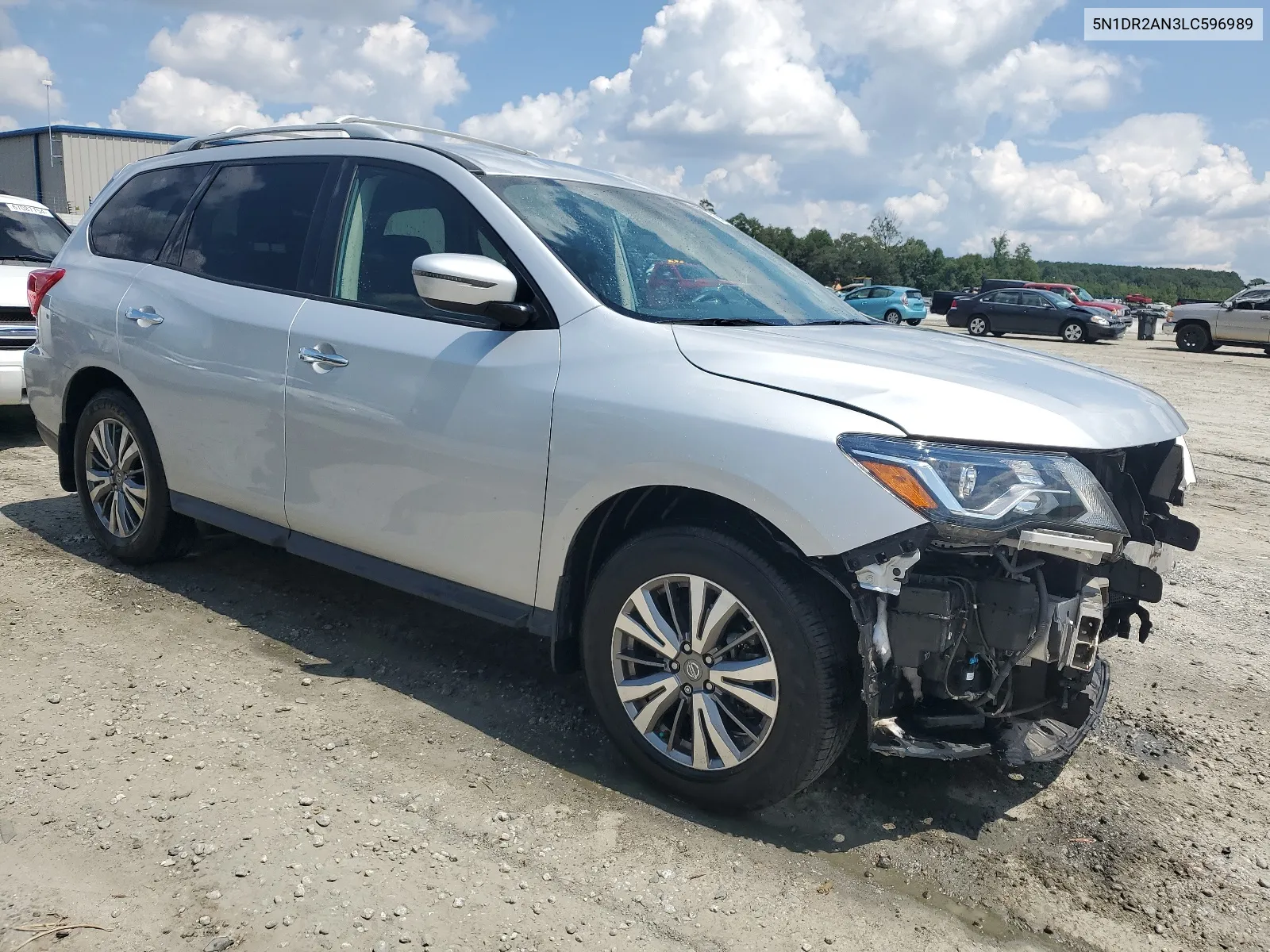 2020 Nissan Pathfinder S VIN: 5N1DR2AN3LC596989 Lot: 67405334