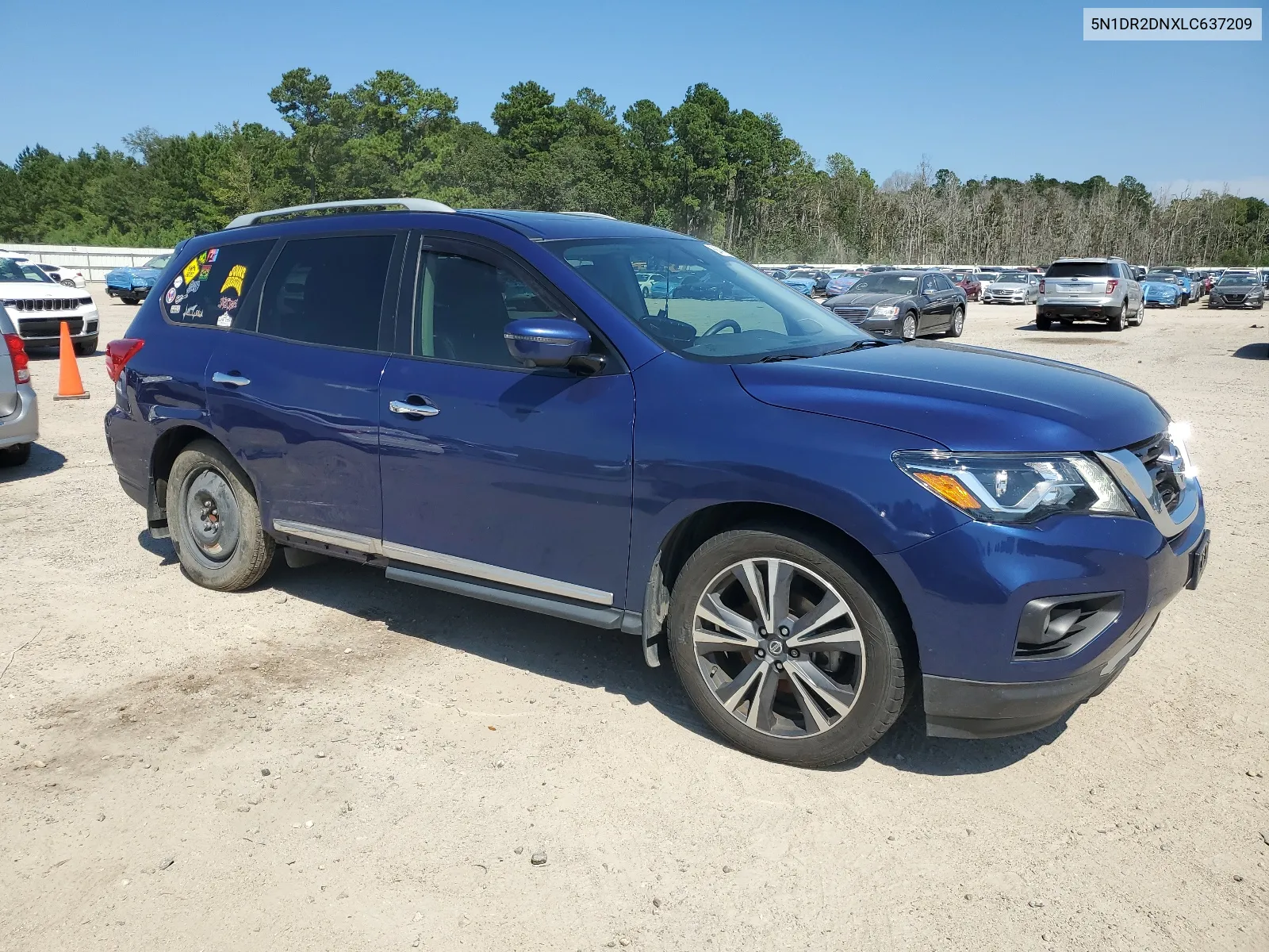 2020 Nissan Pathfinder Platinum VIN: 5N1DR2DNXLC637209 Lot: 68408924