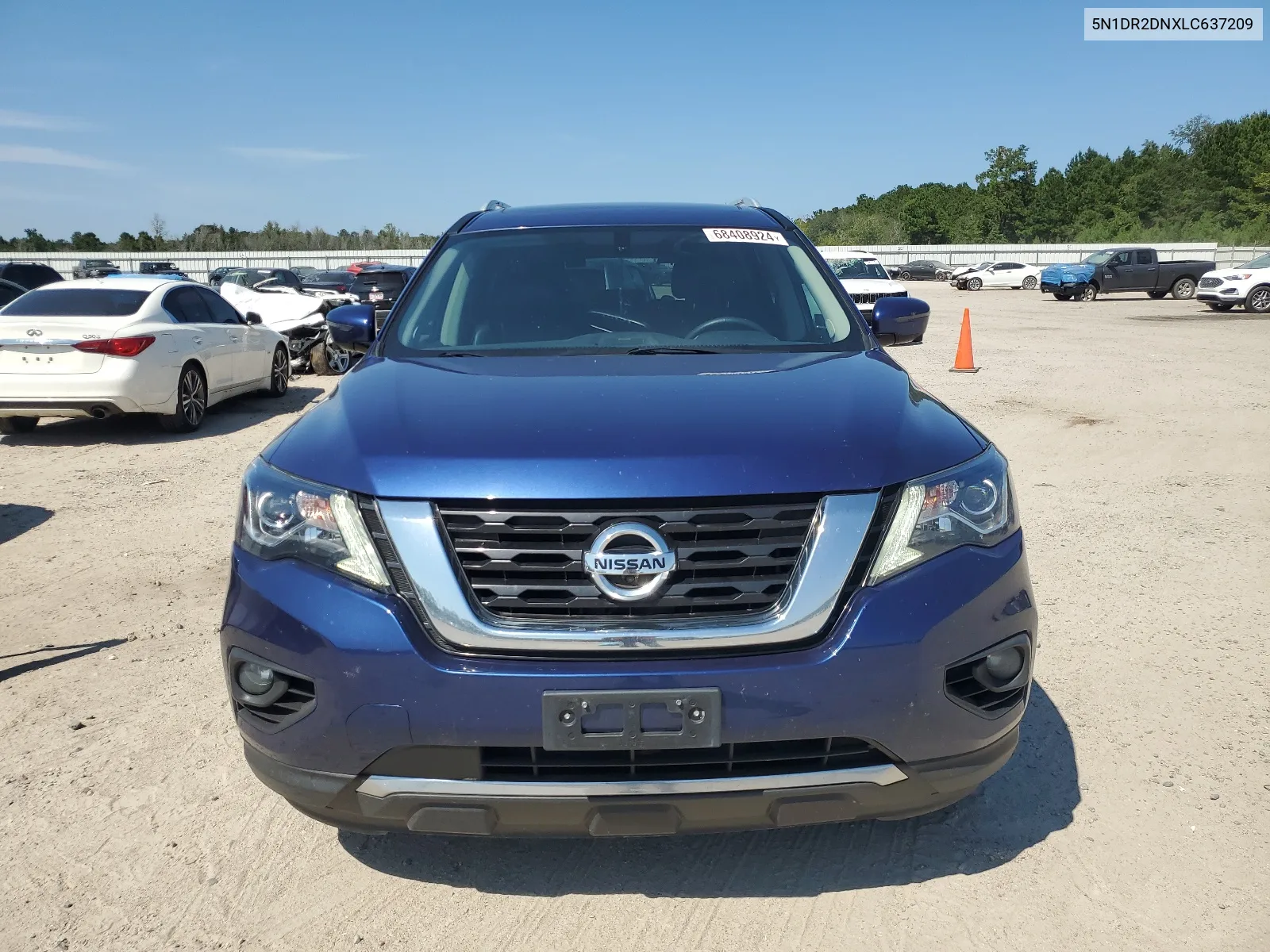 2020 Nissan Pathfinder Platinum VIN: 5N1DR2DNXLC637209 Lot: 68408924