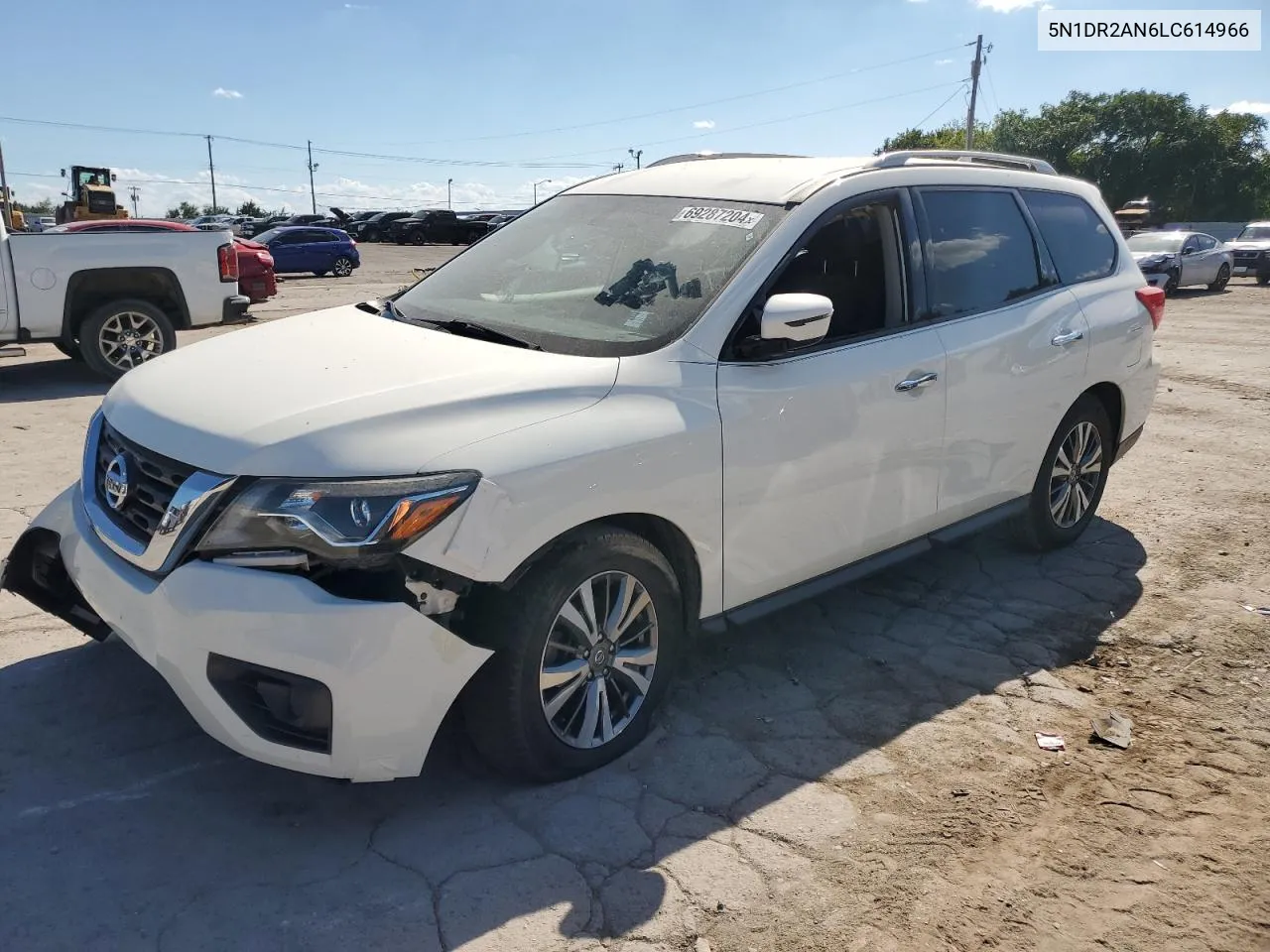 2020 Nissan Pathfinder S VIN: 5N1DR2AN6LC614966 Lot: 69287204