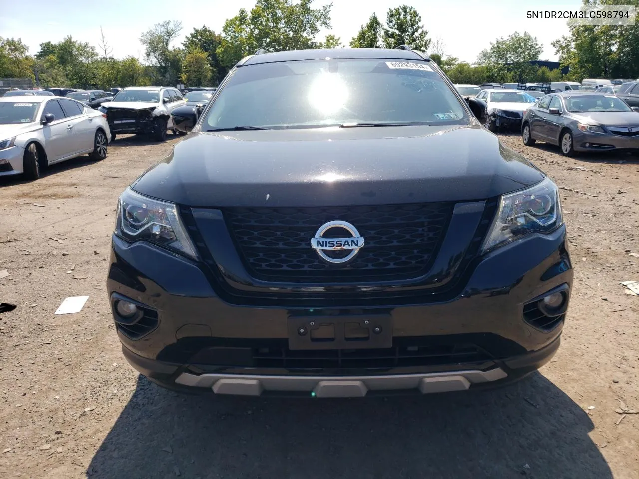 2020 Nissan Pathfinder Sl VIN: 5N1DR2CM3LC598794 Lot: 69293154