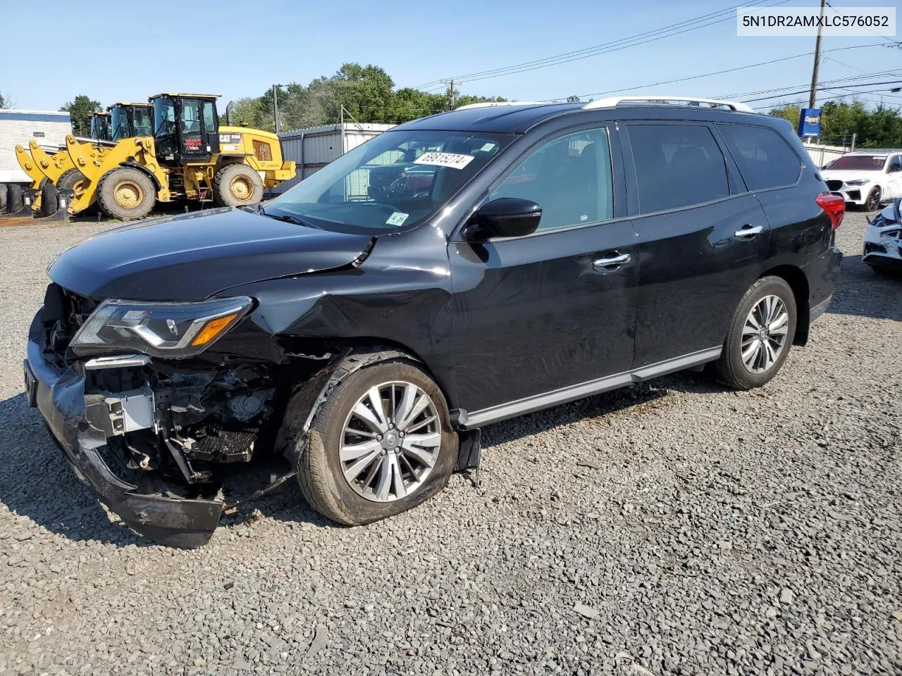 2020 Nissan Pathfinder S VIN: 5N1DR2AMXLC576052 Lot: 69815274