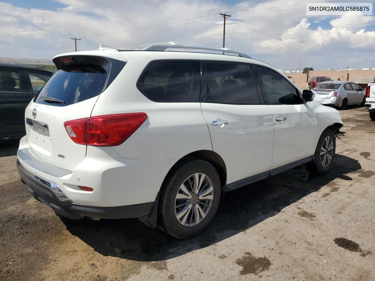 5N1DR2AM0LC585875 2020 Nissan Pathfinder S