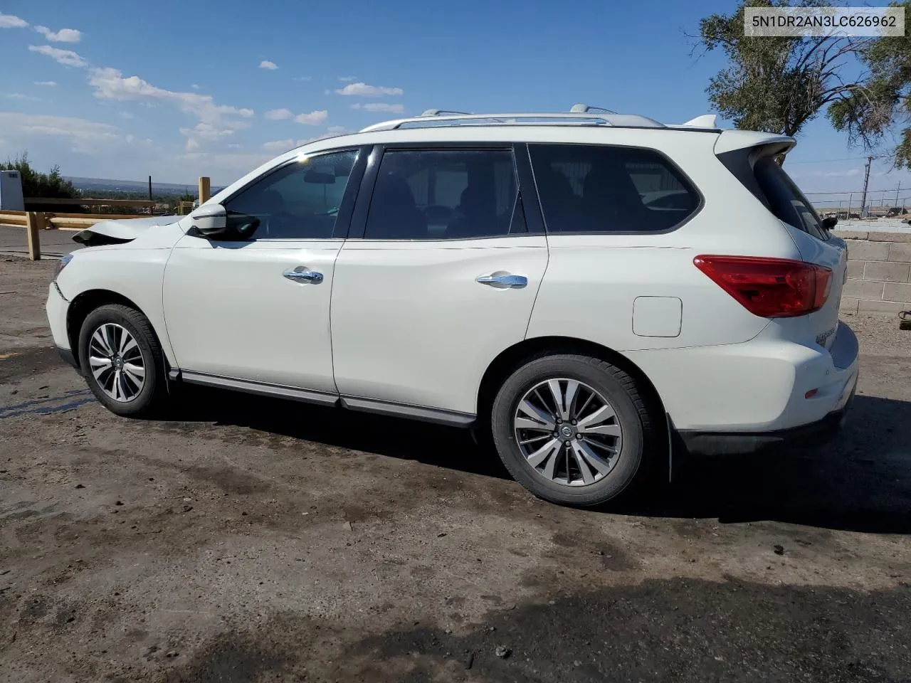 2020 Nissan Pathfinder S VIN: 5N1DR2AN3LC626962 Lot: 70456094