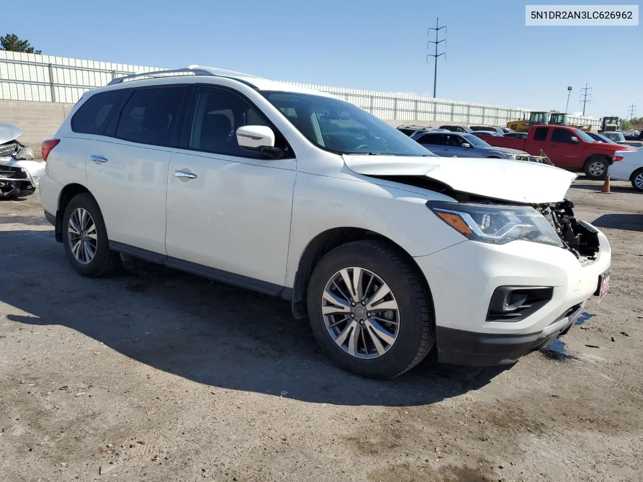 2020 Nissan Pathfinder S VIN: 5N1DR2AN3LC626962 Lot: 70456094