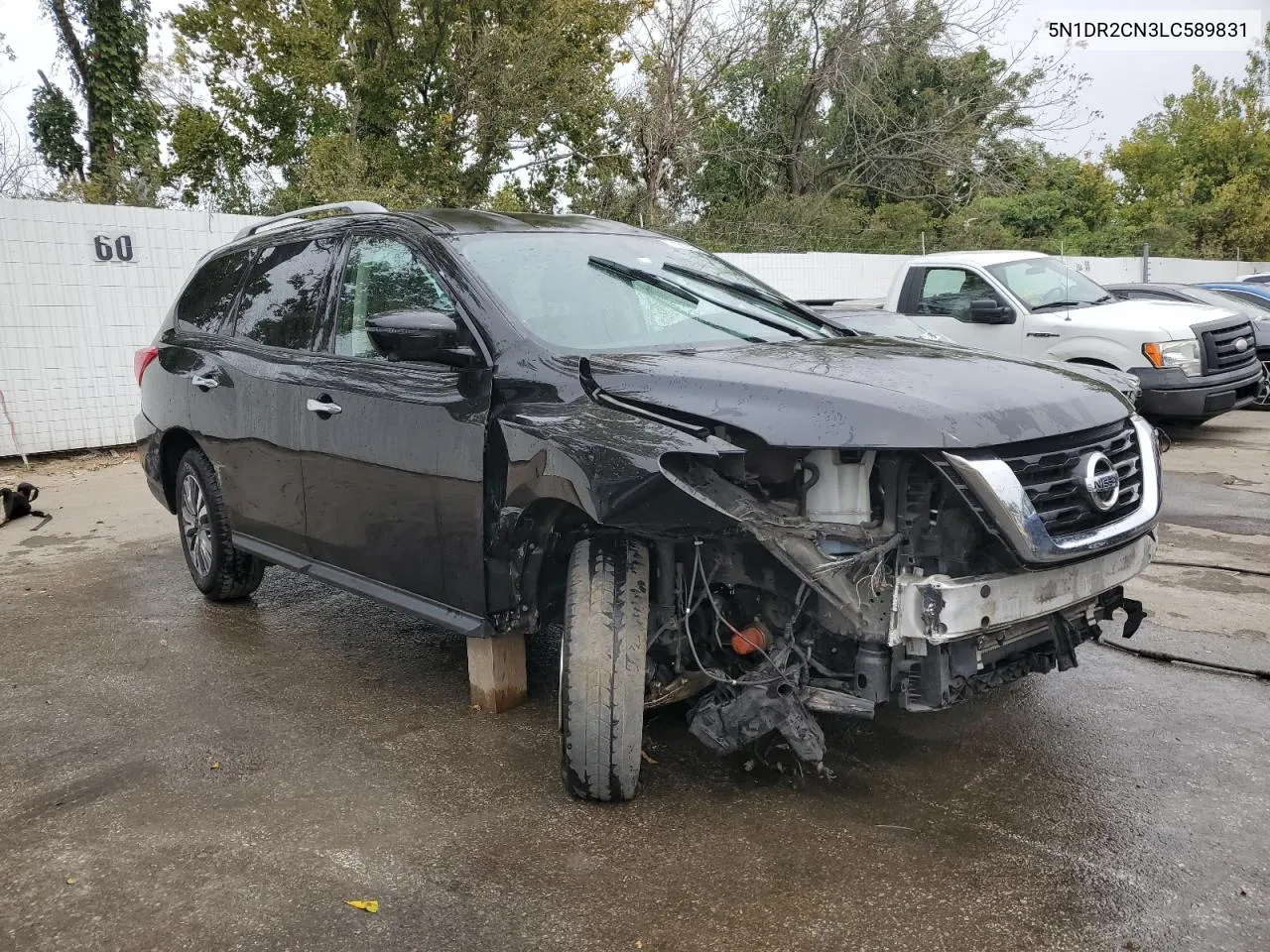 2020 Nissan Pathfinder Sl VIN: 5N1DR2CN3LC589831 Lot: 71212464