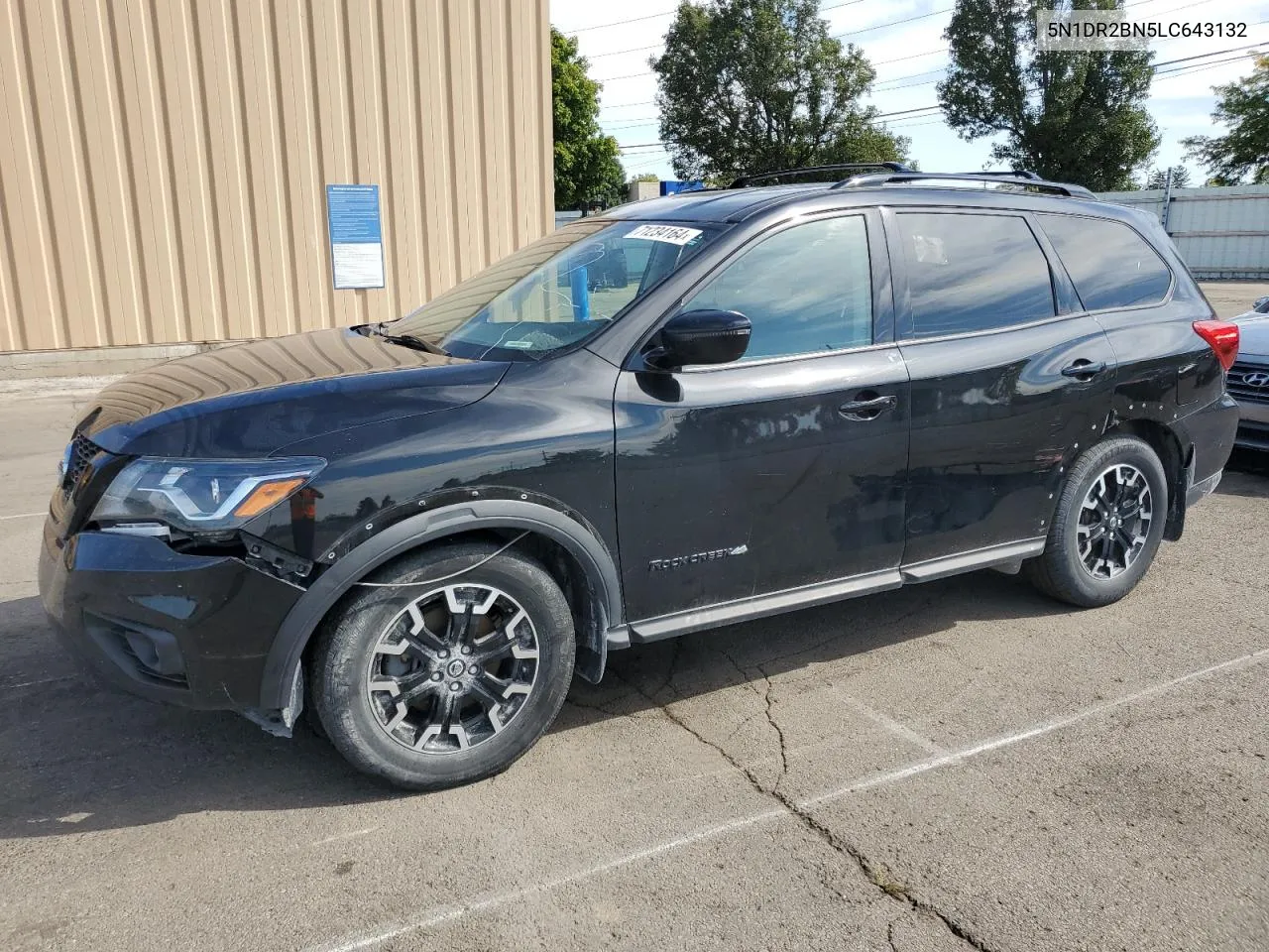 2020 Nissan Pathfinder Sv VIN: 5N1DR2BN5LC643132 Lot: 71234164