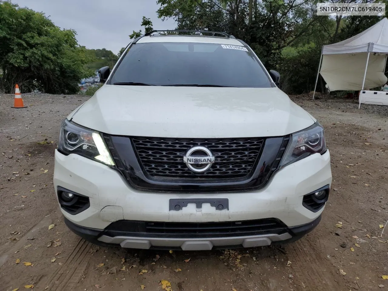 2020 Nissan Pathfinder Sl VIN: 5N1DR2CM7LC619405 Lot: 71414964