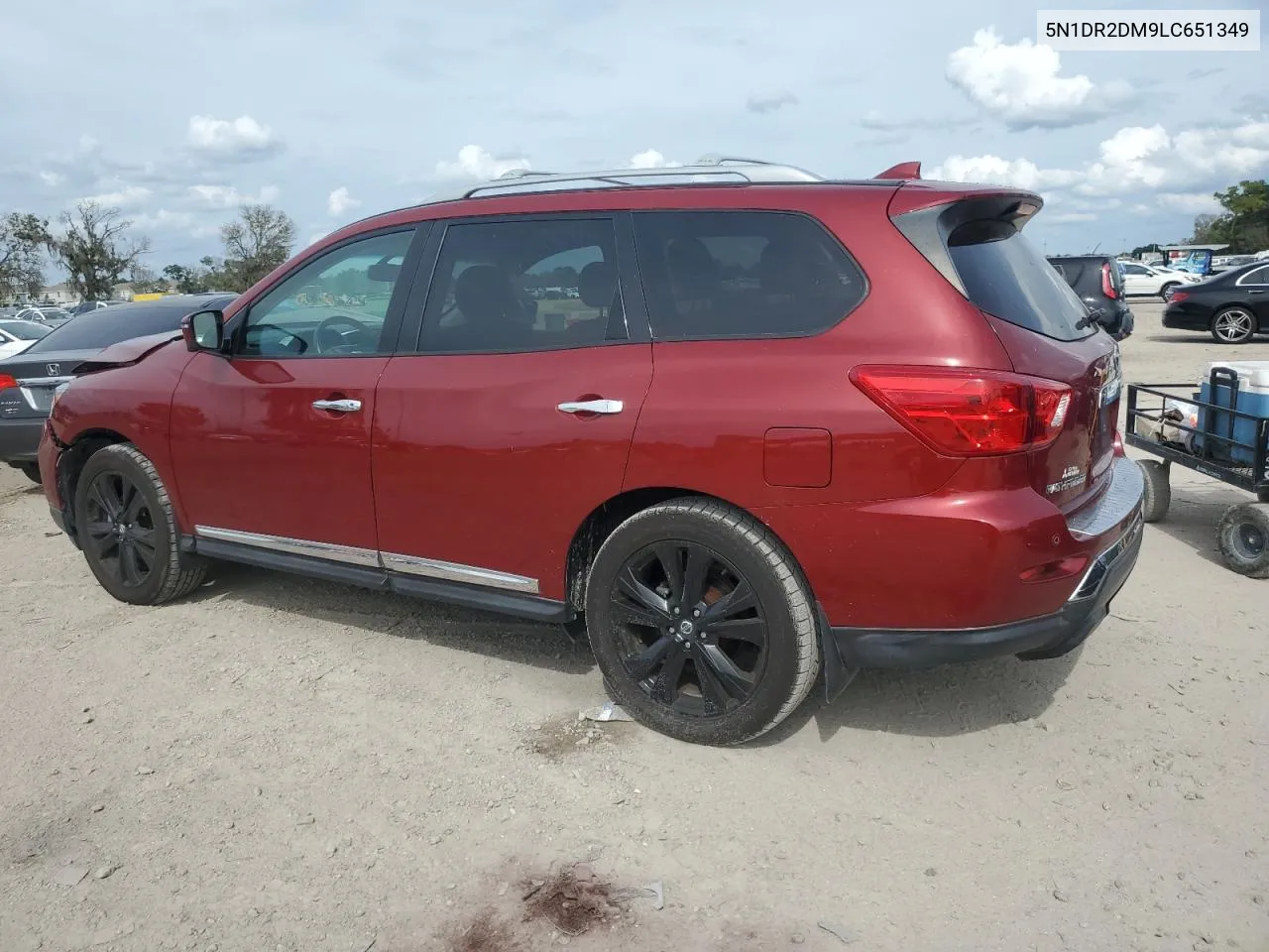 2020 Nissan Pathfinder Platinum VIN: 5N1DR2DM9LC651349 Lot: 71425724