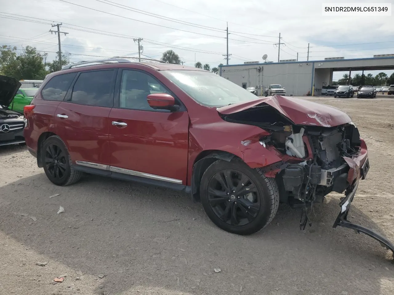 2020 Nissan Pathfinder Platinum VIN: 5N1DR2DM9LC651349 Lot: 71425724