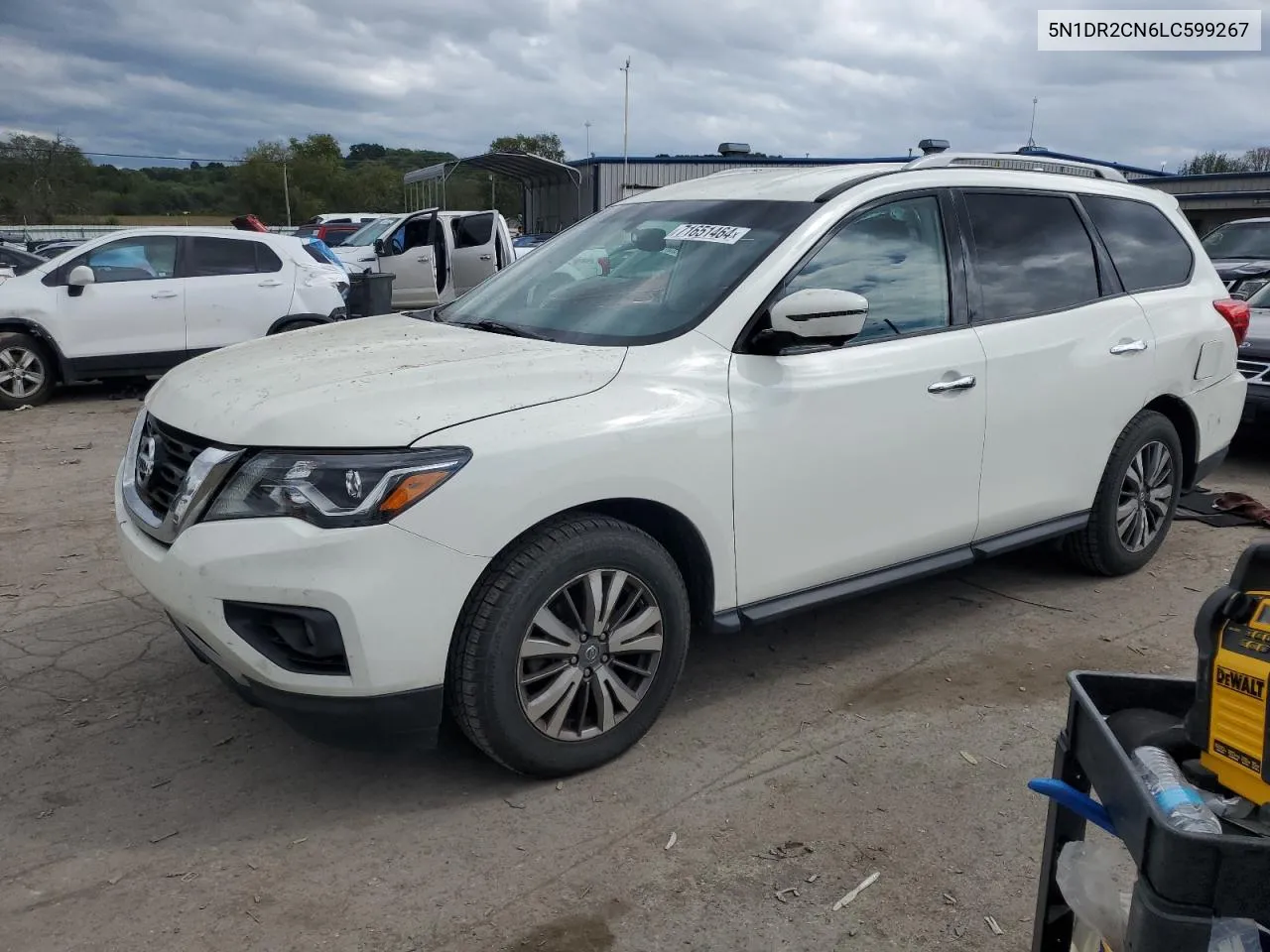 2020 Nissan Pathfinder Sl VIN: 5N1DR2CN6LC599267 Lot: 71651464