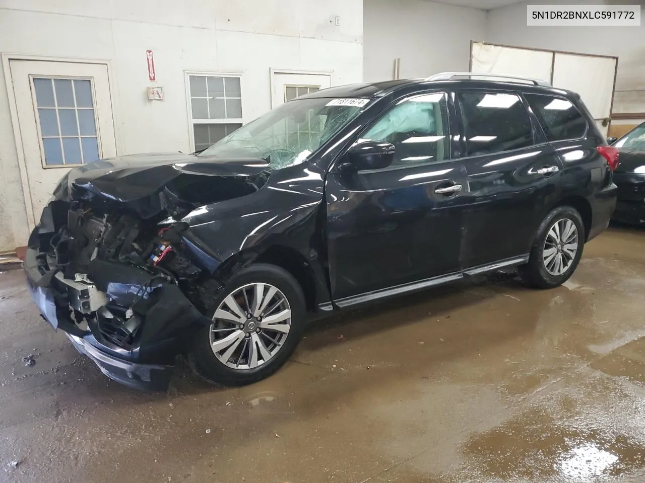 2020 Nissan Pathfinder Sv VIN: 5N1DR2BNXLC591772 Lot: 71811674