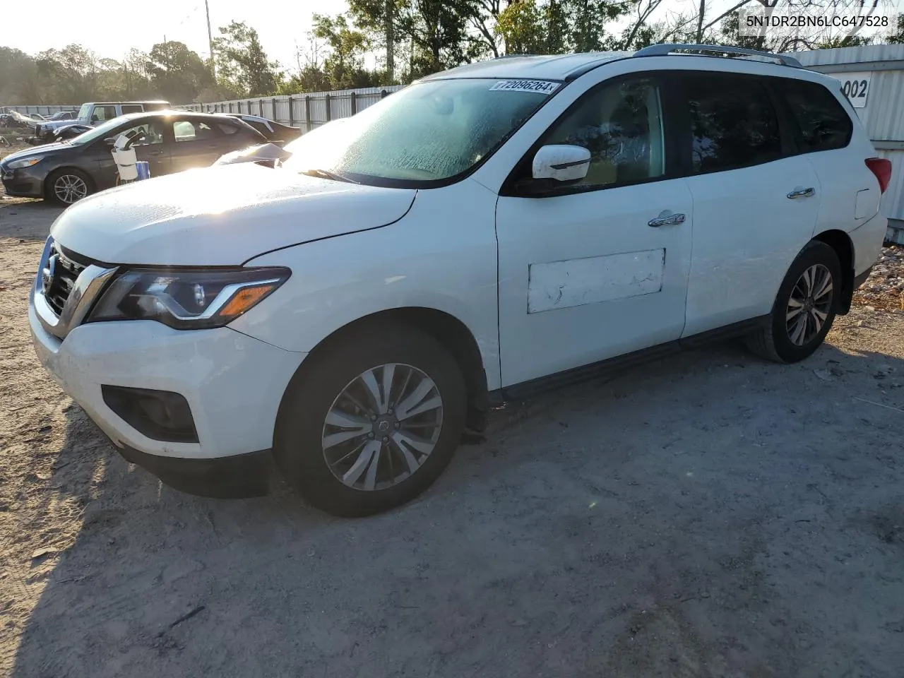 2020 Nissan Pathfinder Sv VIN: 5N1DR2BN6LC647528 Lot: 72096264