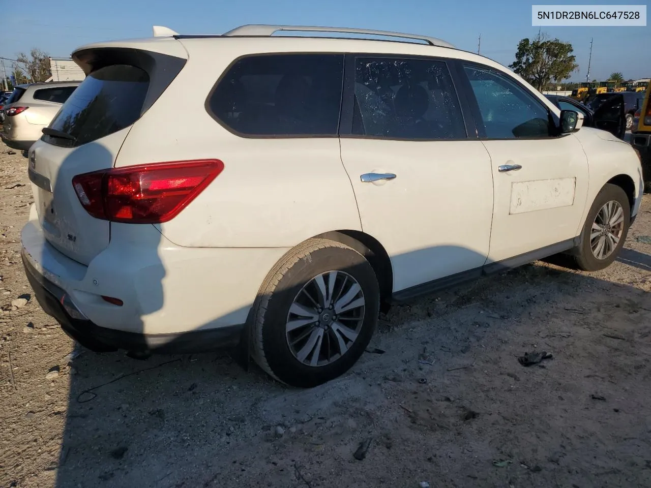 2020 Nissan Pathfinder Sv VIN: 5N1DR2BN6LC647528 Lot: 72096264