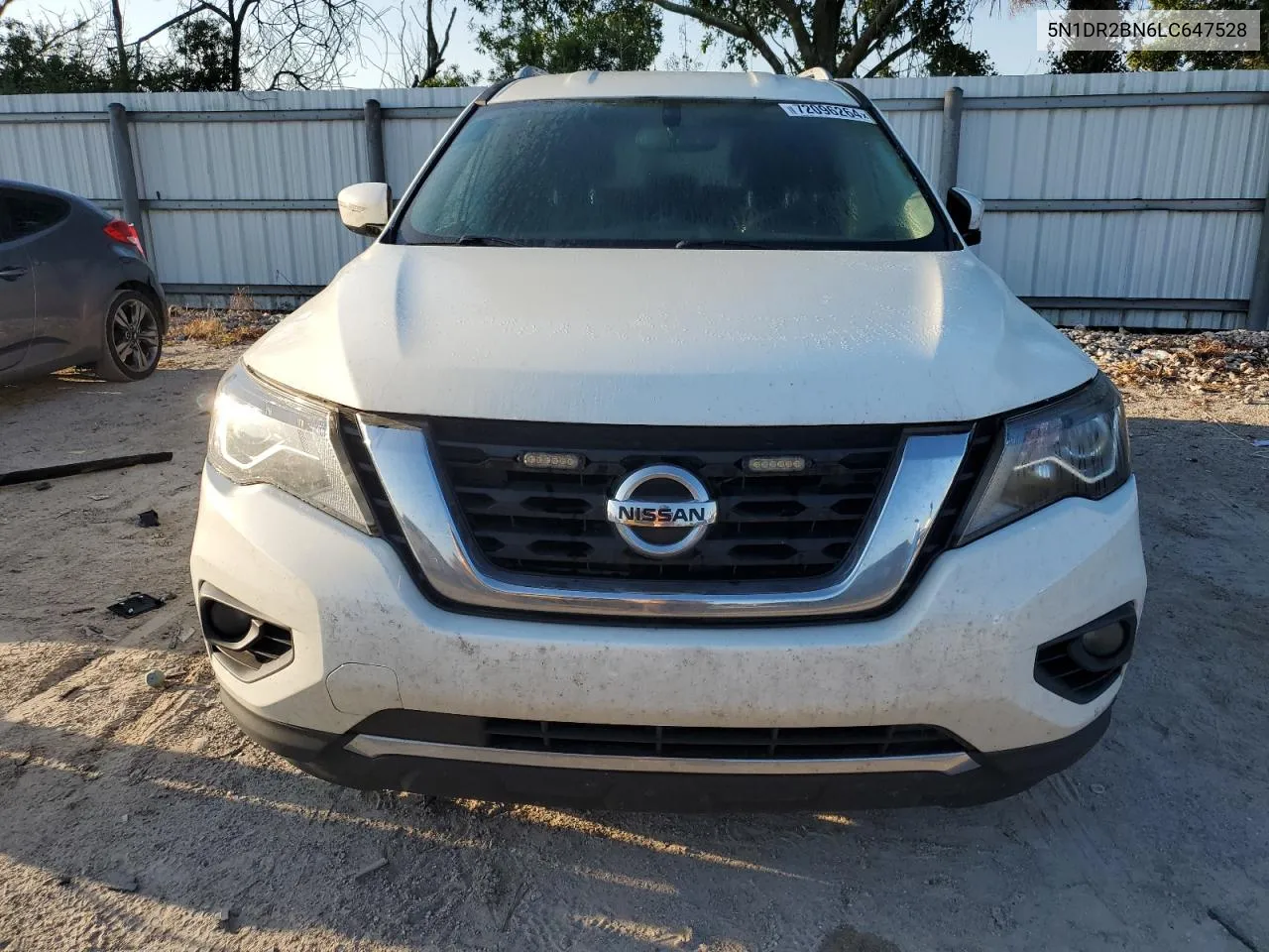 2020 Nissan Pathfinder Sv VIN: 5N1DR2BN6LC647528 Lot: 72096264