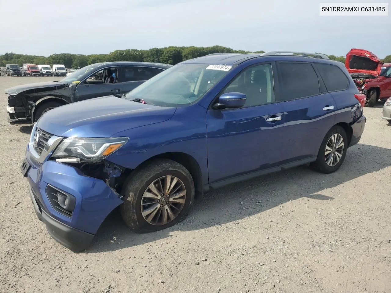 2020 Nissan Pathfinder S VIN: 5N1DR2AMXLC631485 Lot: 72097974