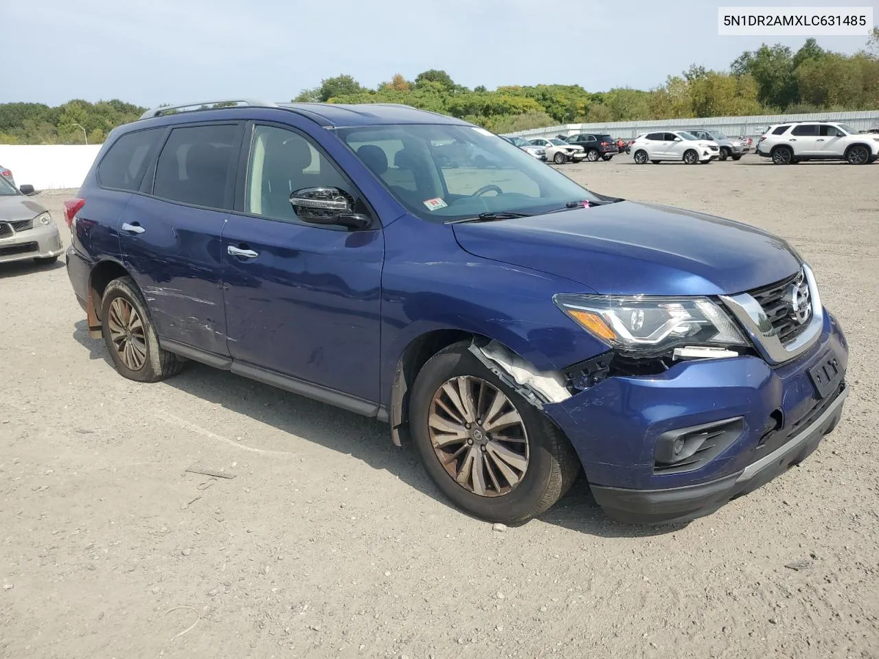 2020 Nissan Pathfinder S VIN: 5N1DR2AMXLC631485 Lot: 72097974