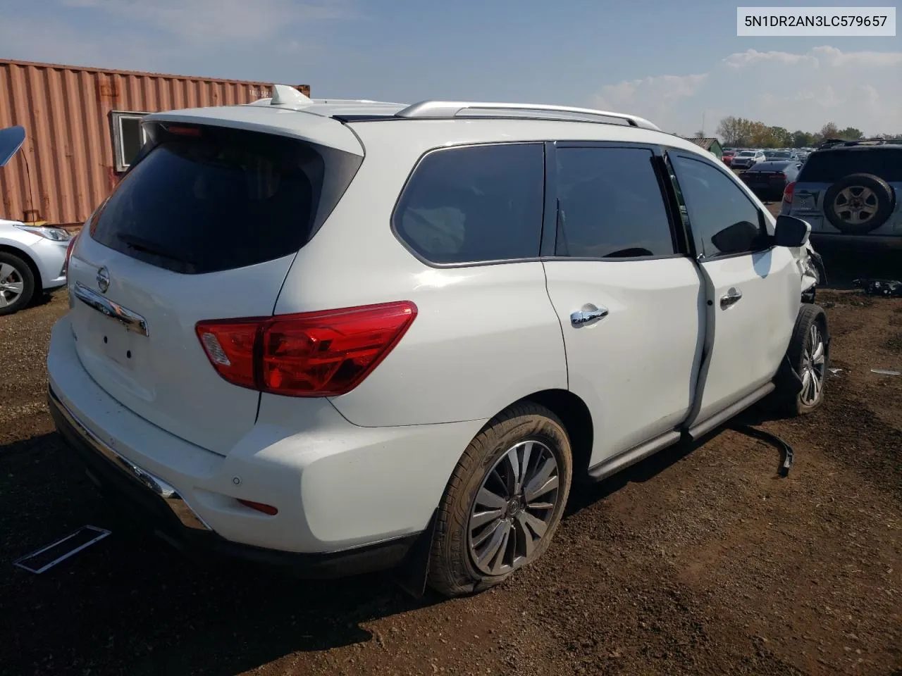 2020 Nissan Pathfinder S VIN: 5N1DR2AN3LC579657 Lot: 72242964