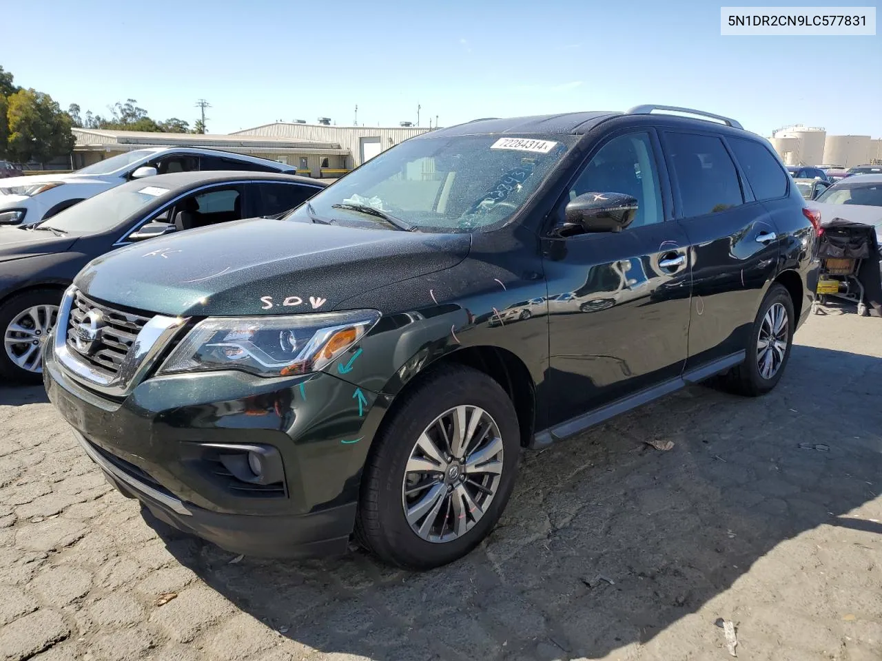 2020 Nissan Pathfinder Sl VIN: 5N1DR2CN9LC577831 Lot: 72284314