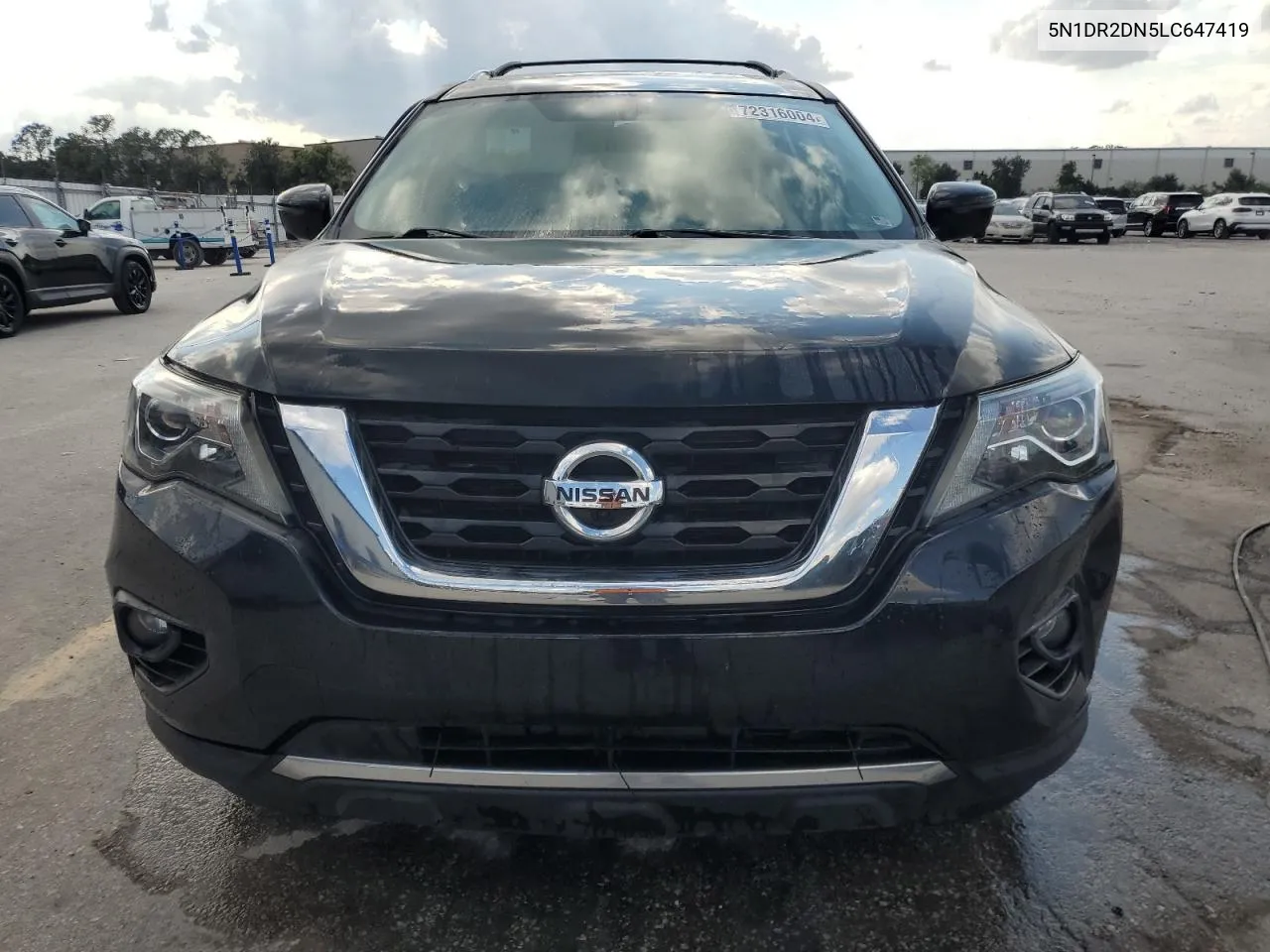 2020 Nissan Pathfinder Platinum VIN: 5N1DR2DN5LC647419 Lot: 72316004