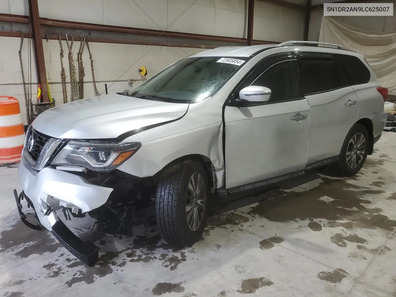 2020 Nissan Pathfinder S VIN: 5N1DR2AN9LC625007 Lot: 72505854