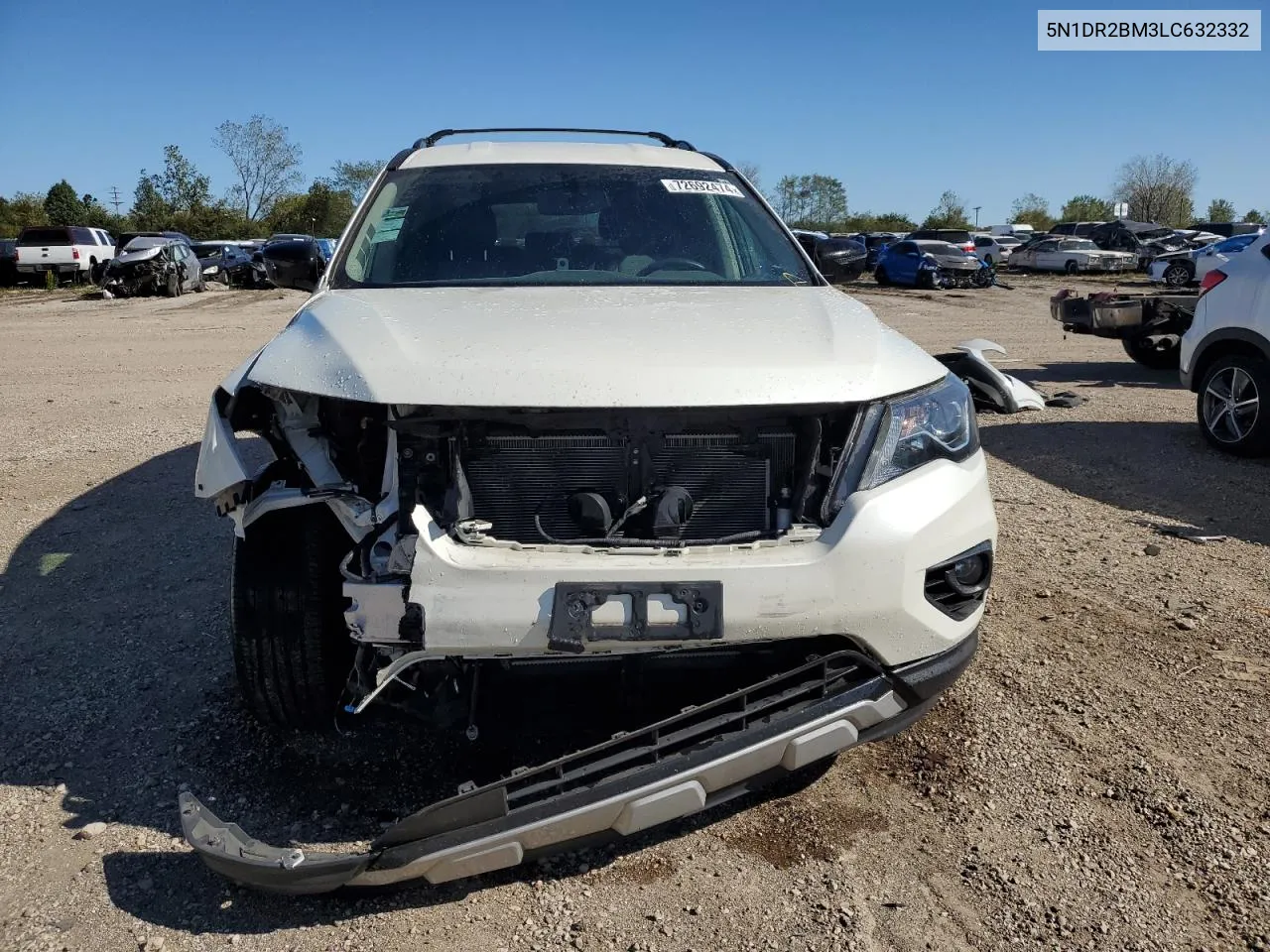 2020 Nissan Pathfinder Sv VIN: 5N1DR2BM3LC632332 Lot: 72692474